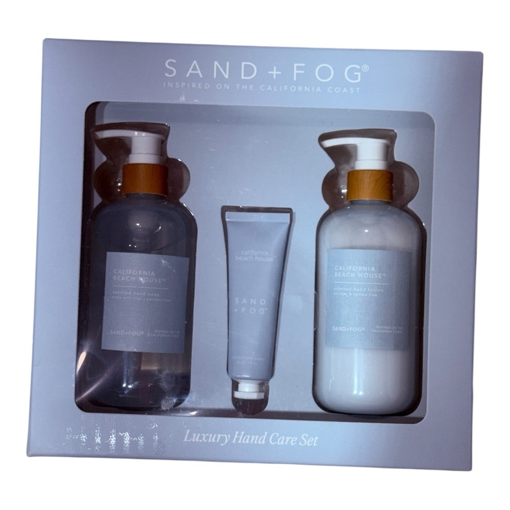 Sand + Fog California Beach House Luxury Hand Care Set – New in Box